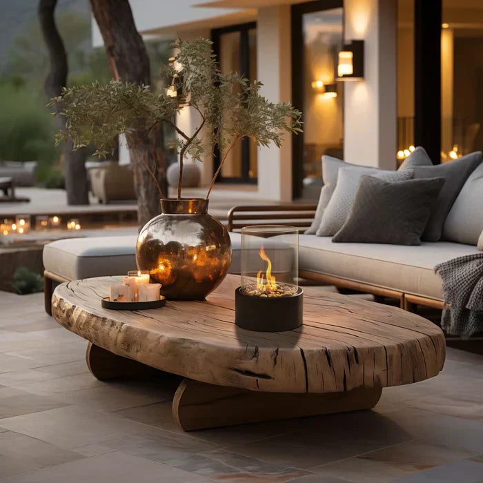 Trendy & Portable Table Fire Lantern - GlowLuxe | ventumra