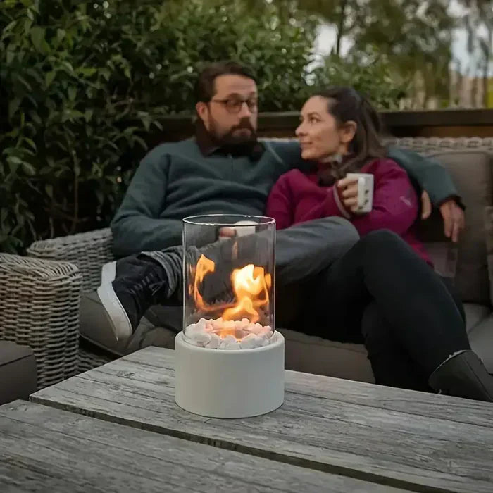 Trendy & Portable Table Fire Lantern - GlowLuxe | ventumra