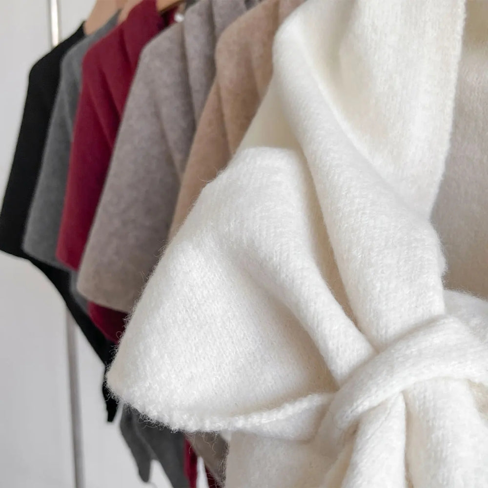 Triangle Soft Poncho Shawl Cape | ventumra