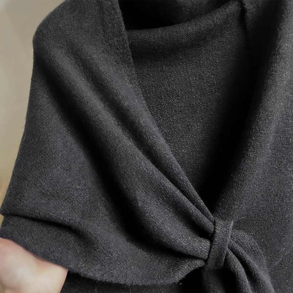 Triangle Soft Poncho Shawl Cape | ventumra