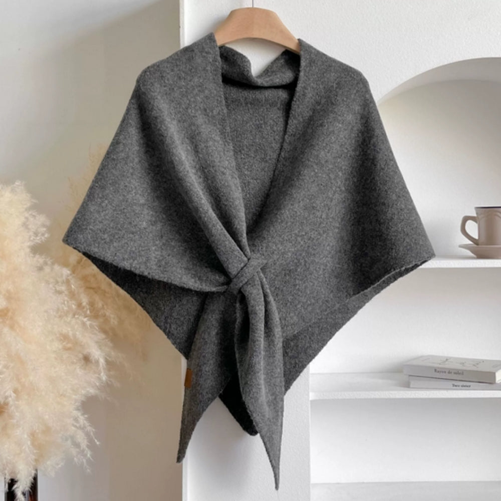 Triangle Soft Poncho Shawl Cape | ventumra