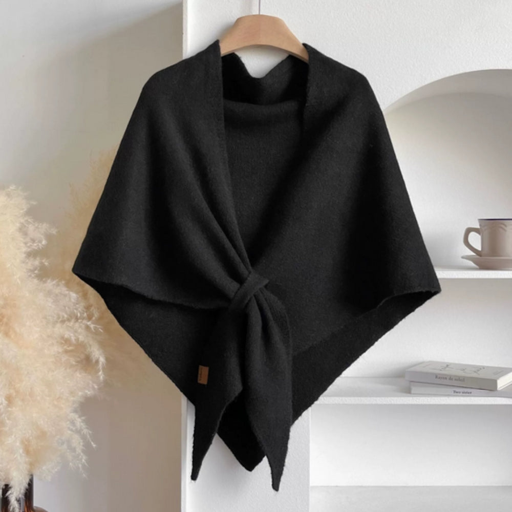 Triangle Soft Poncho Shawl Cape | ventumra
