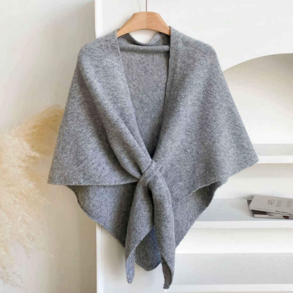 Triangle Soft Poncho Shawl Cape | ventumra