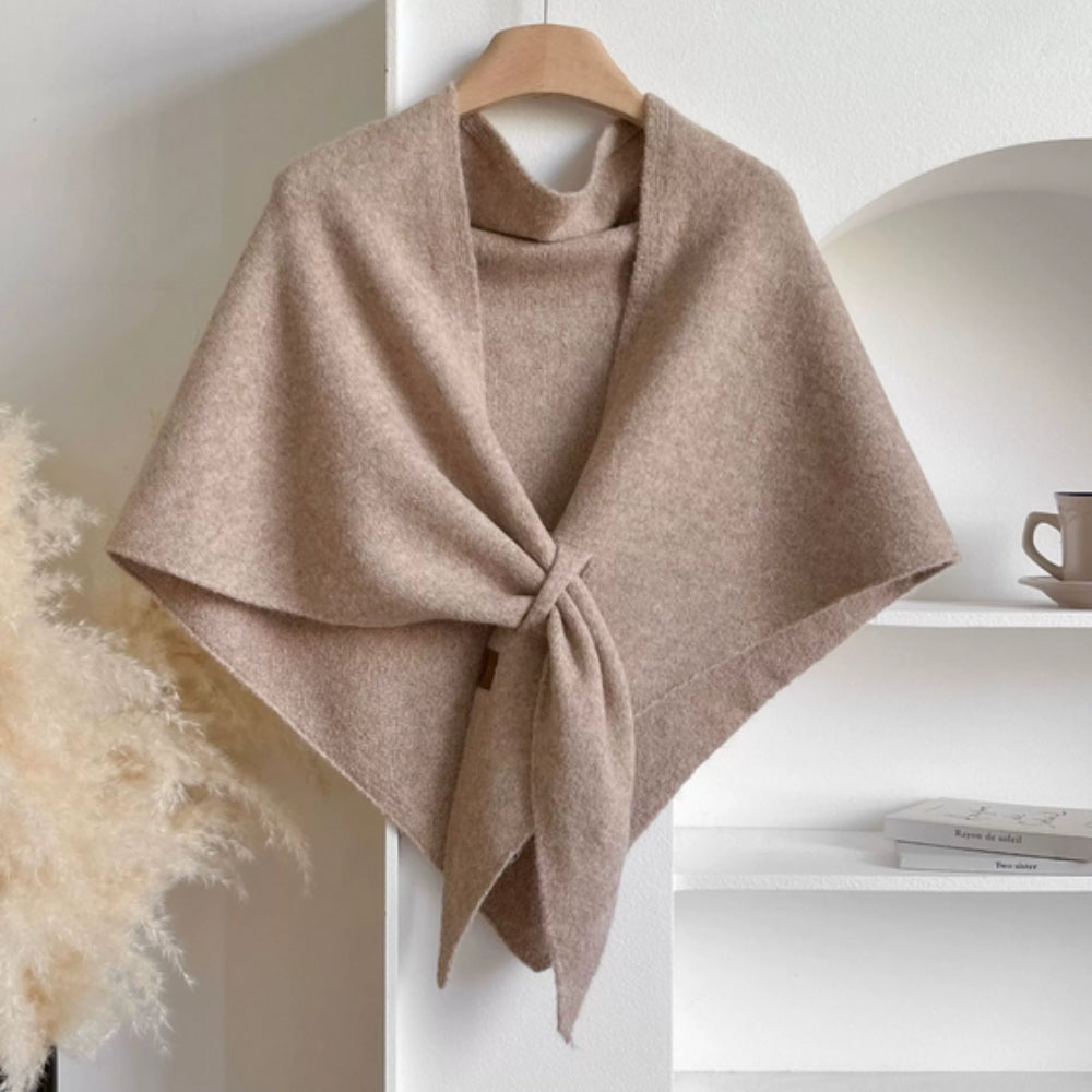 Triangle Soft Poncho Shawl Cape | ventumra