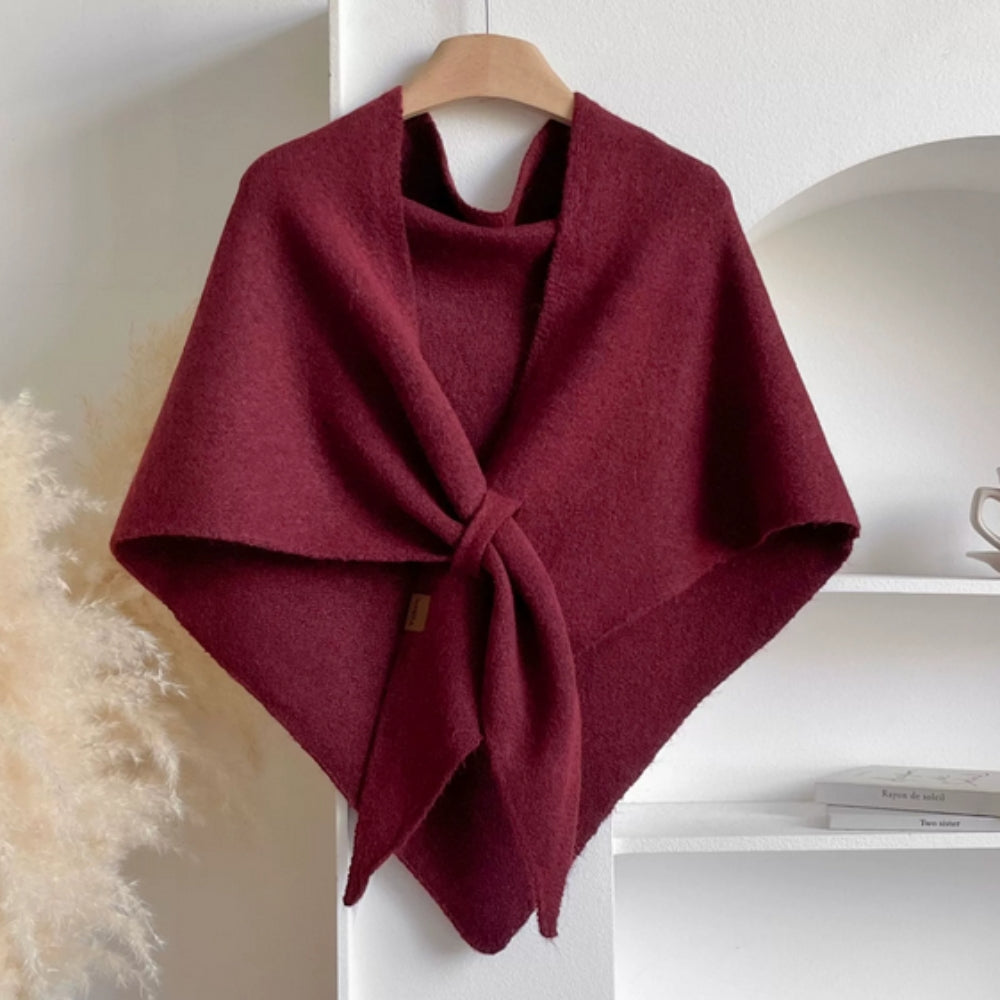 Triangle Soft Poncho Shawl Cape | ventumra