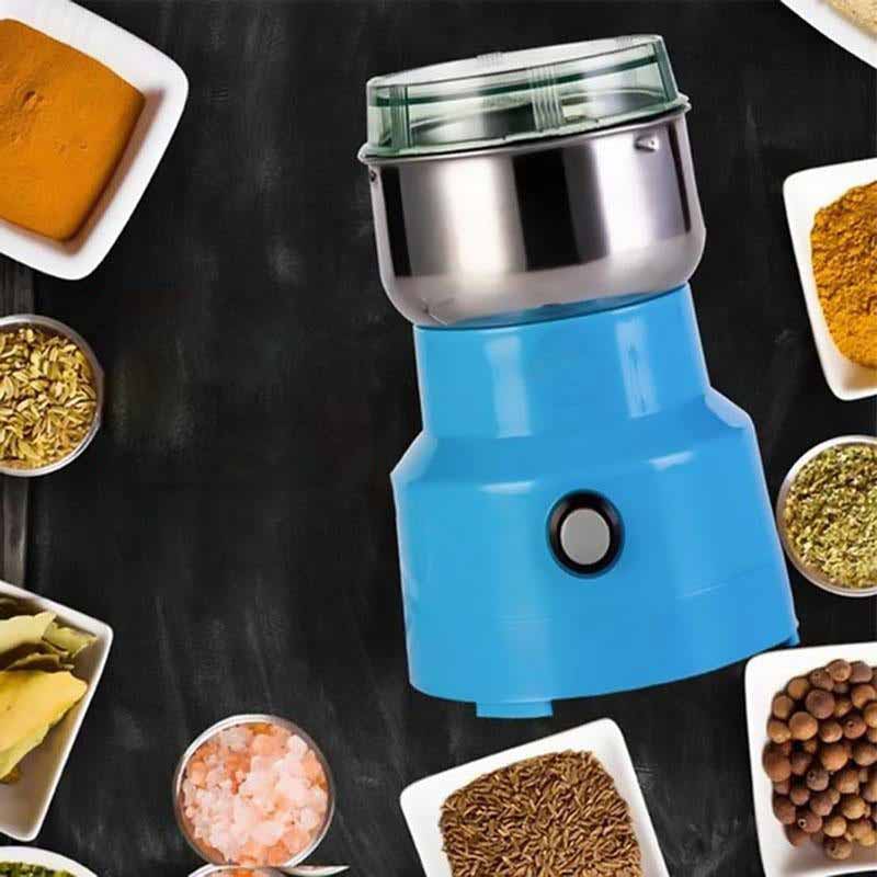 TurboGrind Electric Spice and Grain Mill – High-Speed Grinder in Stainless Steel | ventumra