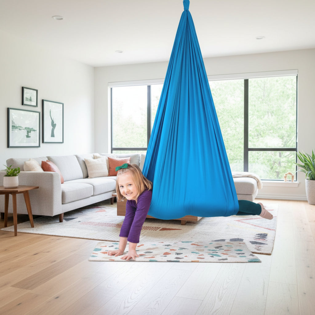 Altalena terapeutica ritmica SereniSwing — Design a dondolio costante per bambini