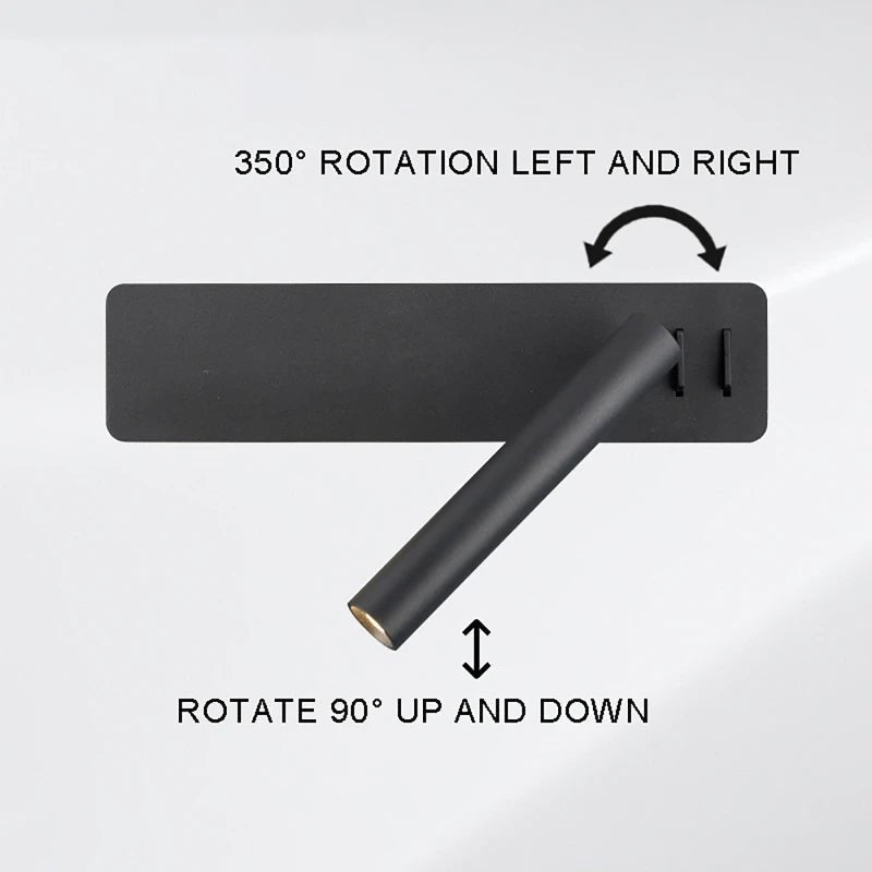 TWIRLLITE – Rotatable LED Lamp for Flexibly Adjustable Bed Lighting | ventumra