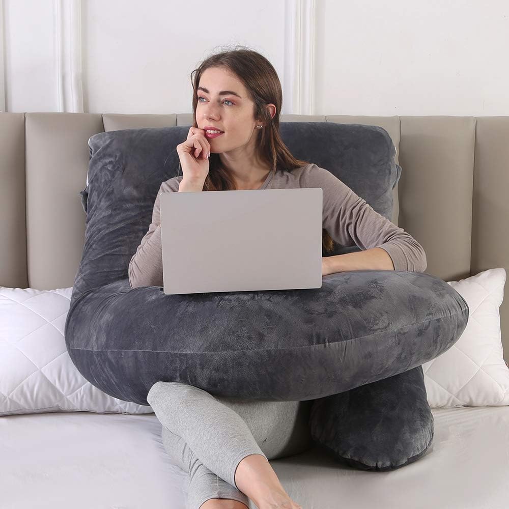 U-Shaped Pregnancy Pillow – Full Body Support for Back, Belly, and Shoulders | ventumra