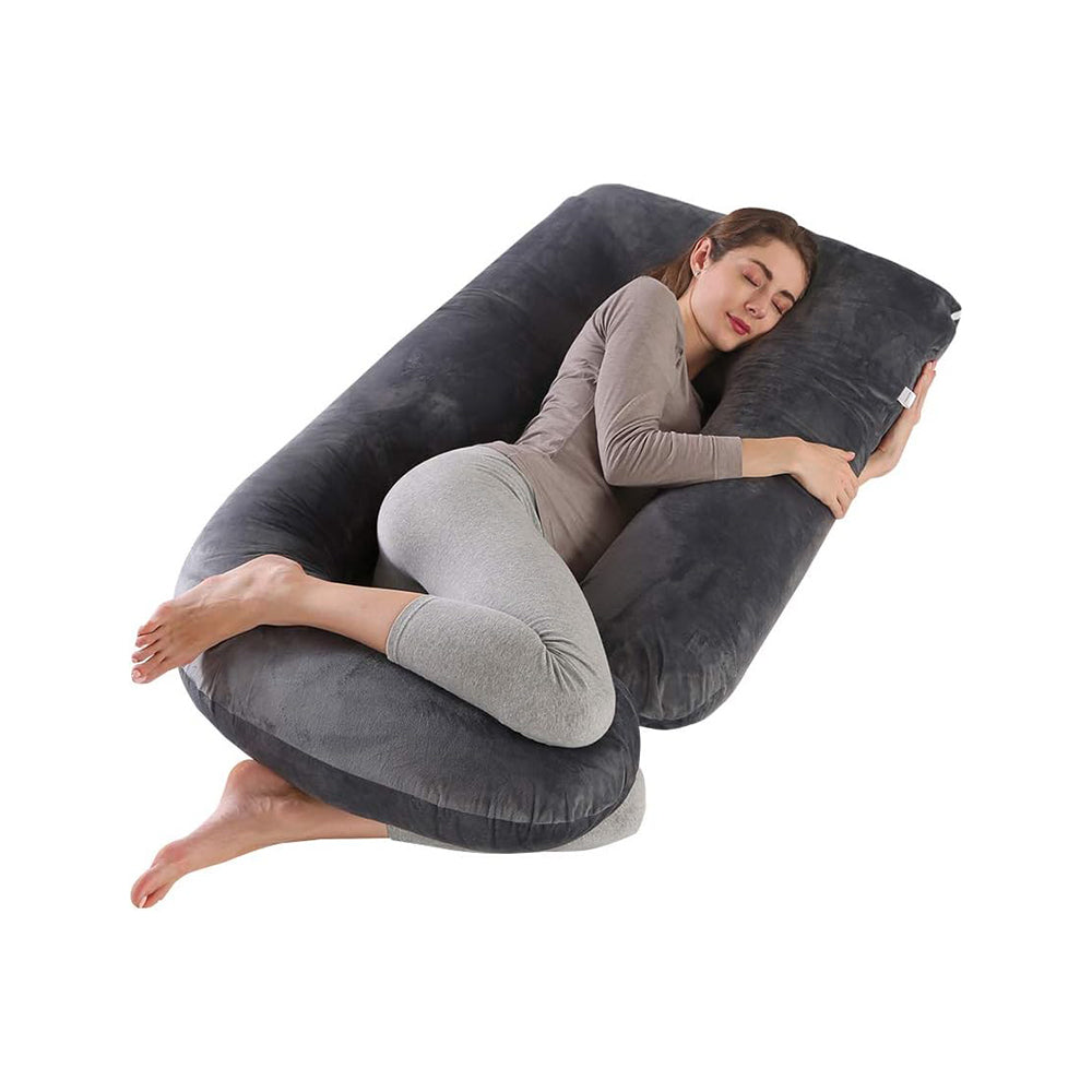 U-Shaped Pregnancy Pillow – Full Body Support for Back, Belly, and Shoulders | ventumra