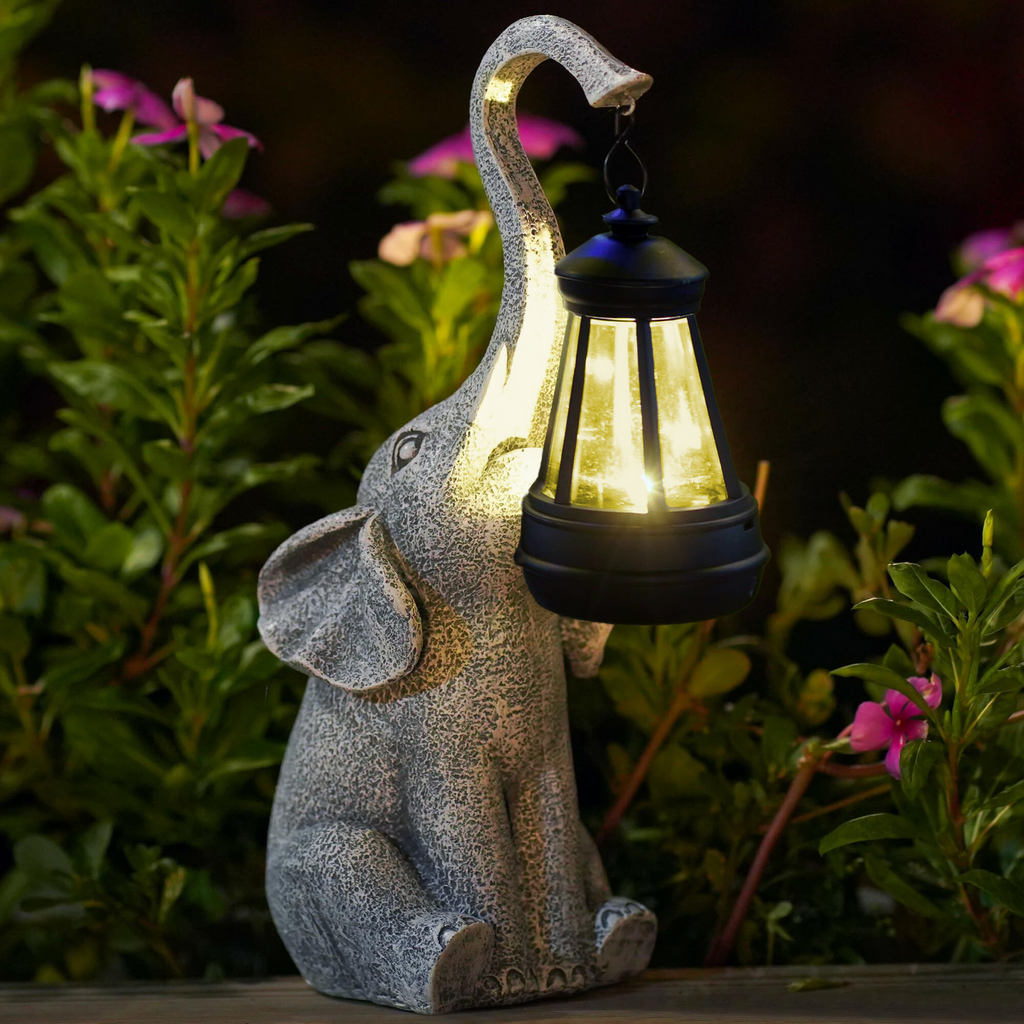AuroraHaven Garden Lamp With Automatic Golden Glow Outdoor Light