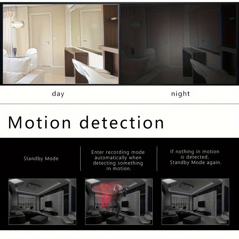 Ultra-Compact Mini Camera - Full HD Night Vision & Motion Detection | ventumra