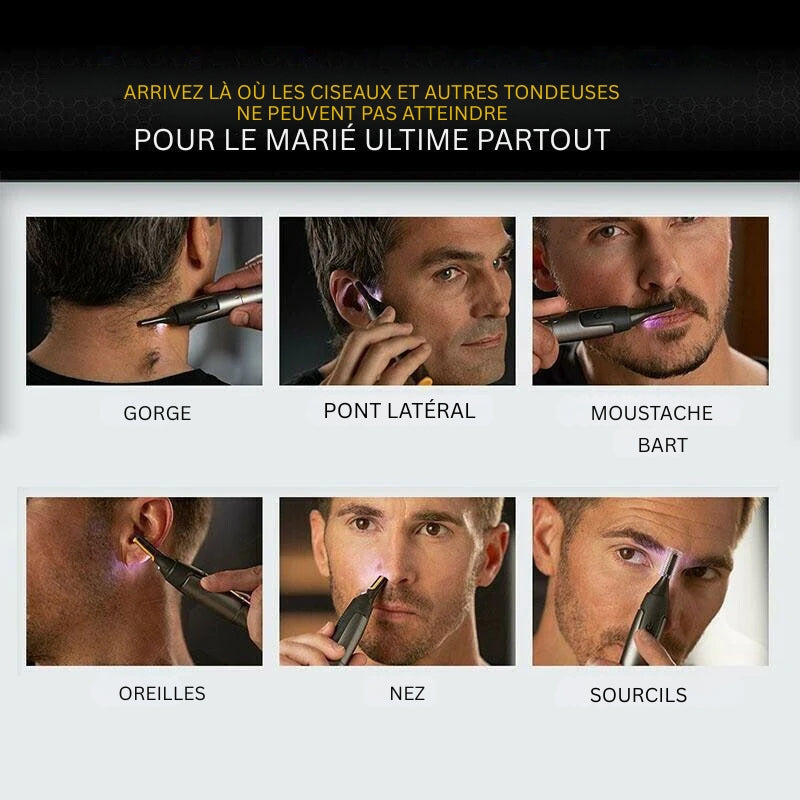 Ultra-Fine Precision Trimmer for Beard, Nose, and Eyebrows | ventumra