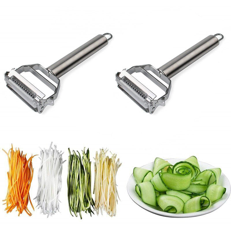 Multi-Tool Stainless Steel Veggie Peeler & Julienne Slicer | ventumra