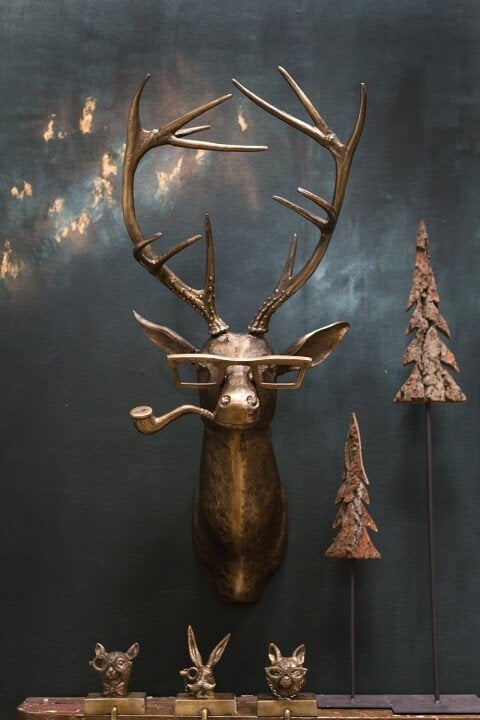 Whimsical Animal Head Wall Sculptures | ventumra