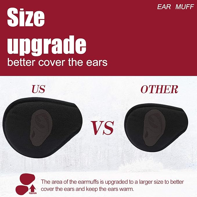 Unisex Warm Fleece Ear Warmers - FreezeEase | ventumra