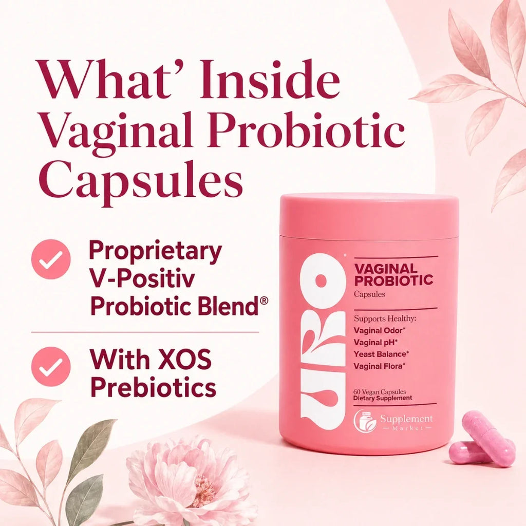 Feminine Probiotic Capsules: pH Balance & Vaginal Flora Support