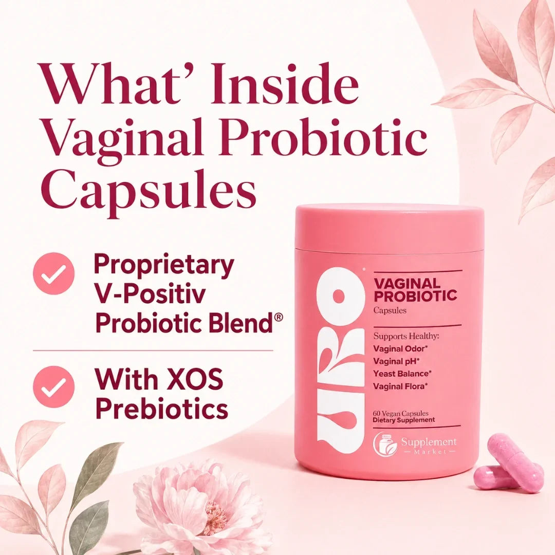 Feminine Probiotic Capsules: pH Balance & Vaginal Flora Support