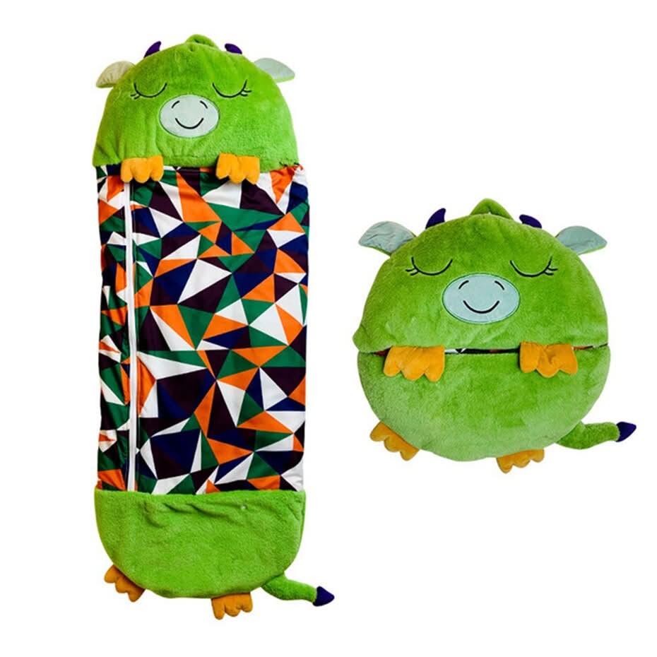 CuddleQuest Kuscheltier-Schlafsack in voller Größe, 2-in-1 wandelbar