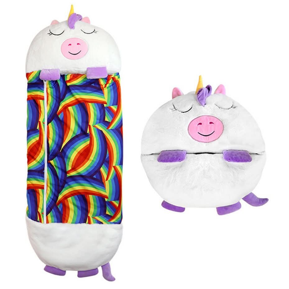 CuddleQuest Kuscheltier-Schlafsack in voller Größe, 2-in-1 wandelbar