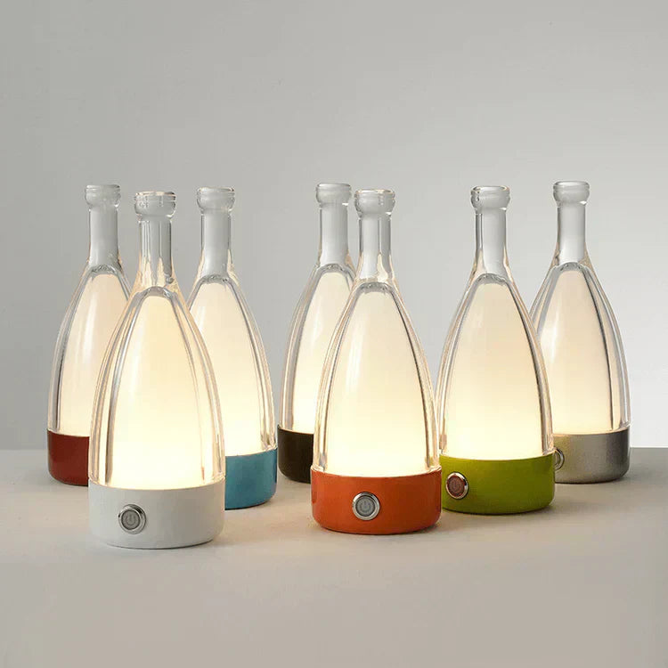 LumaBottle Rechargeable Wine Bottle Lamp With Warm Glow
