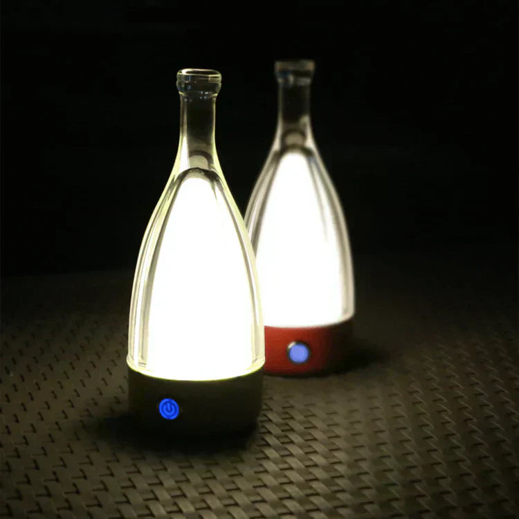 LumaVine Rechargeable Wine Bottle Lamp By Elara For Ambient Lighting And Cozy Decor