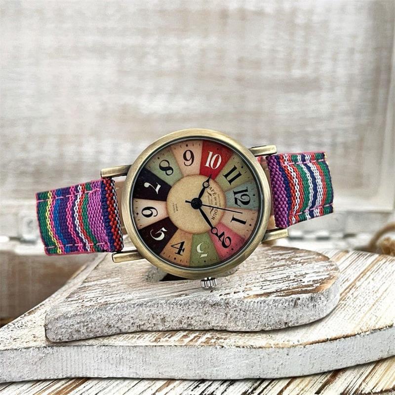 Watches with Multicolored Rainbow Pattern | ventumra