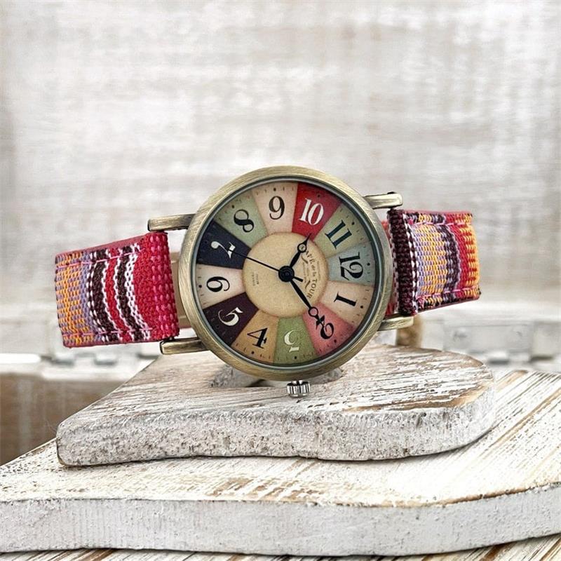 Watches with Multicolored Rainbow Pattern | ventumra