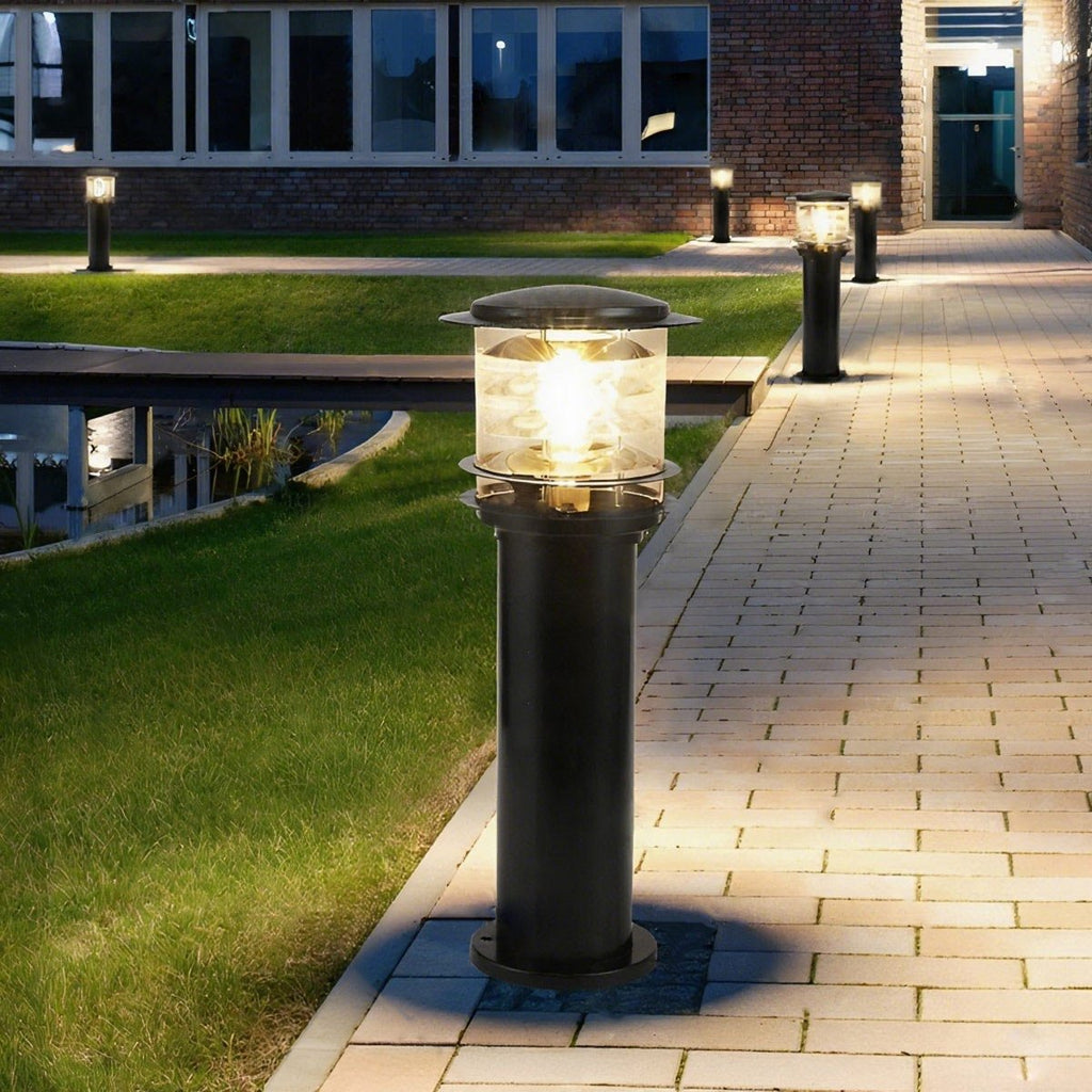Moderner zylindrischer IP65-LED-Außenpoller für die Landschaftsbeleuchtung | Ventumra