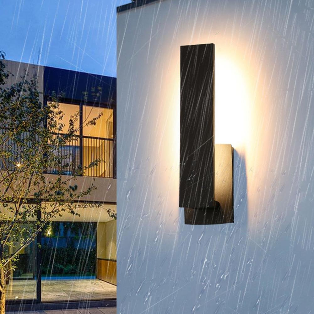 Linear Backlit Outdoor Wall Sconce | Ventumra