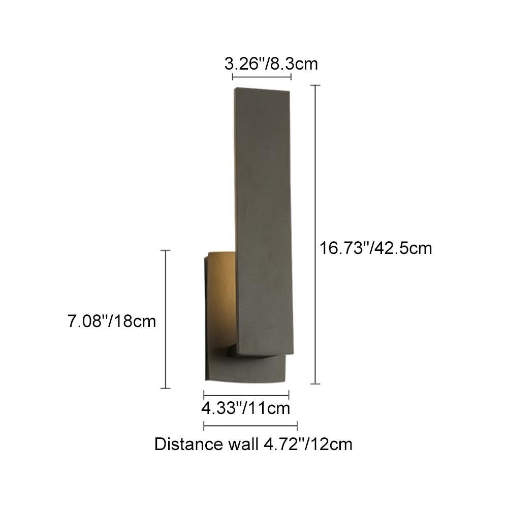 Linear Backlit Outdoor Wall Sconce | Ventumra