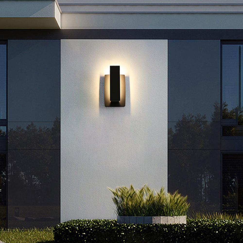 Linear Backlit Outdoor Wall Sconce | Ventumra