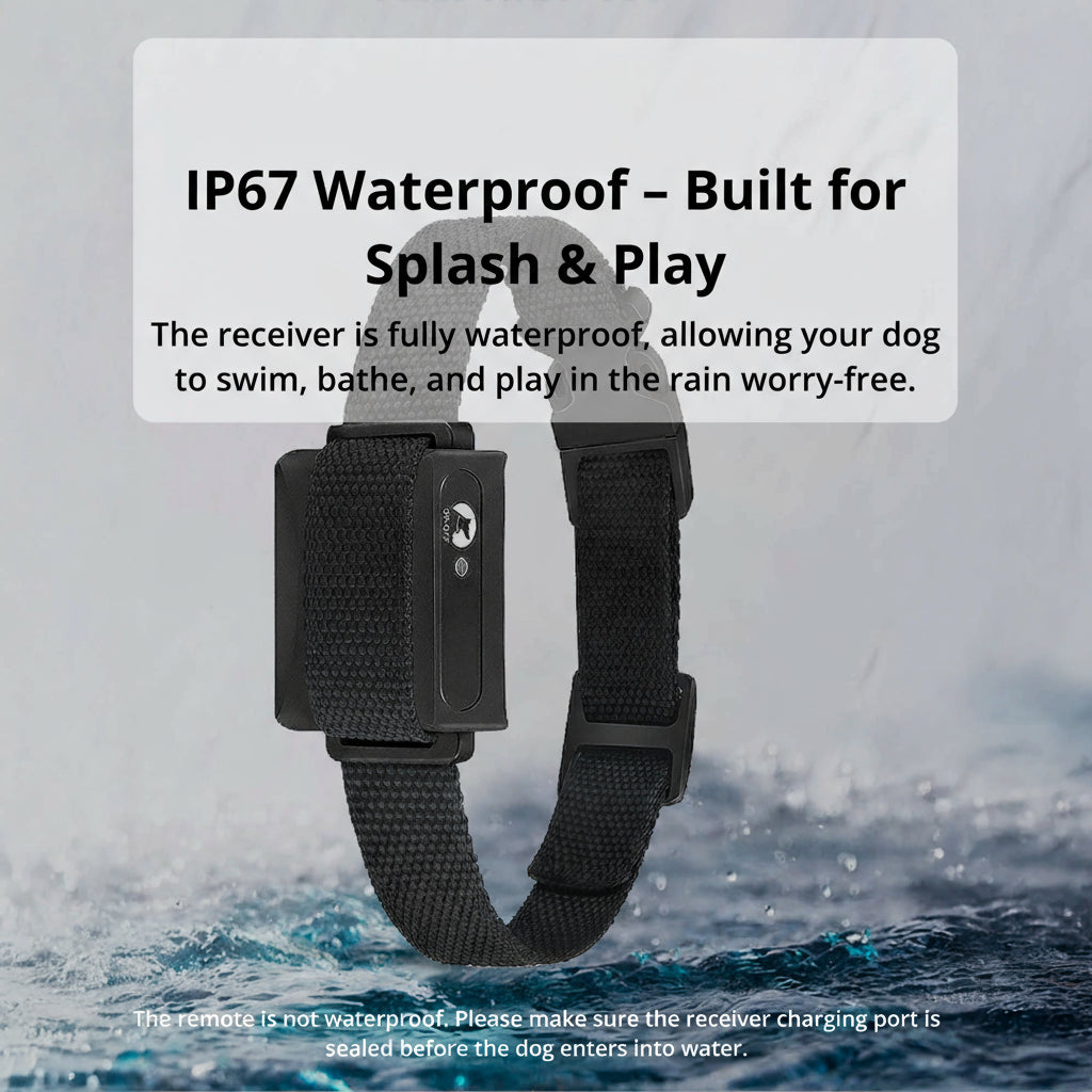 1km Waterproof Dog Training Collar | ventumra