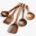 11-piece heat-resistant wooden kitchen set - WoodChef | ventumra