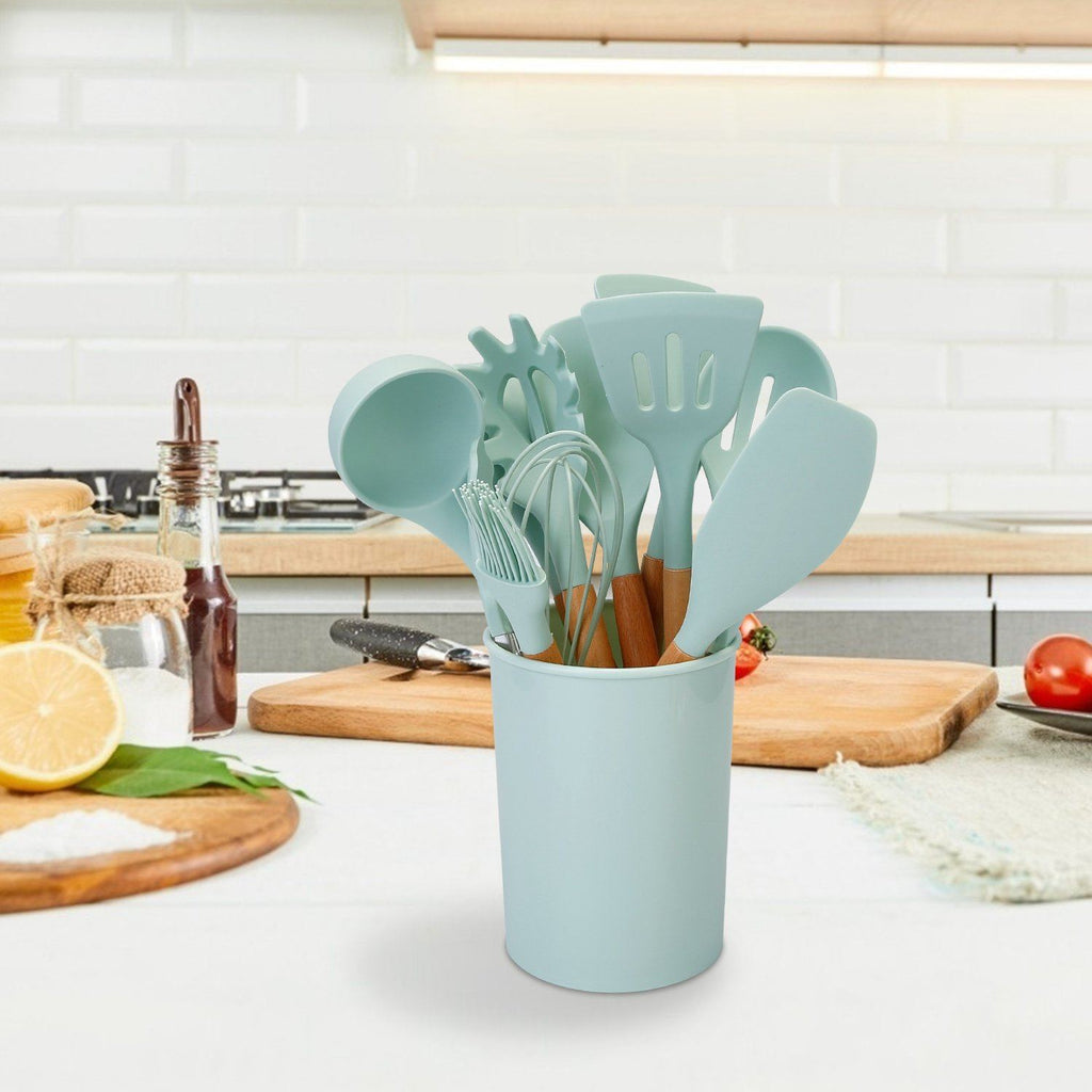 11-Piece: Silicone Kitchen Utensil Set | ventumra