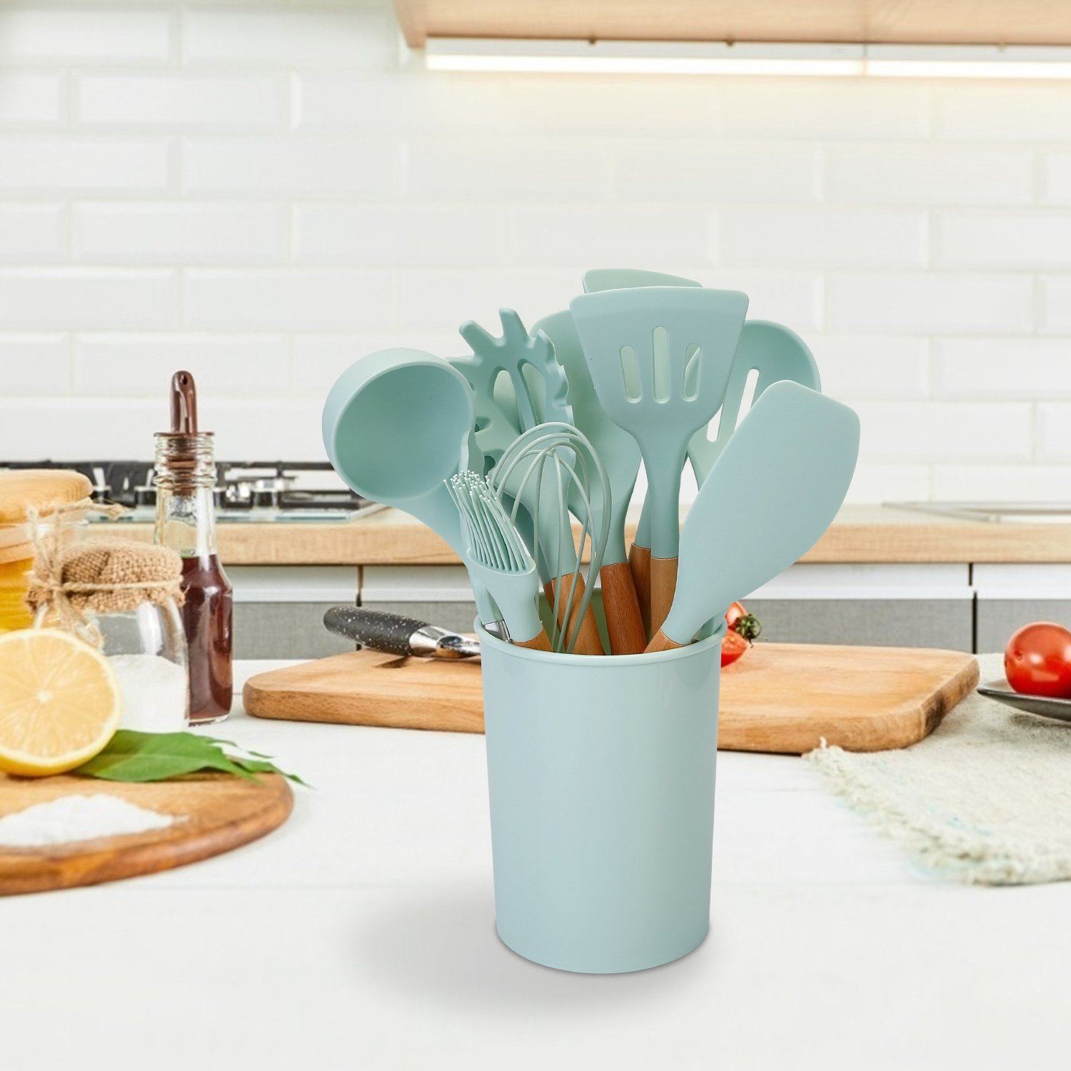 11-Piece: Silicone Kitchen Utensil Set | ventumra