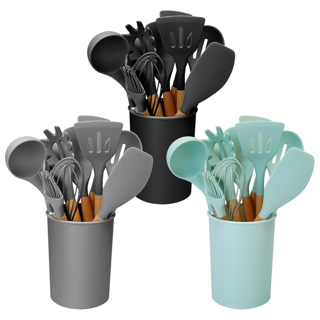 11-Piece: Silicone Kitchen Utensil Set | ventumra
