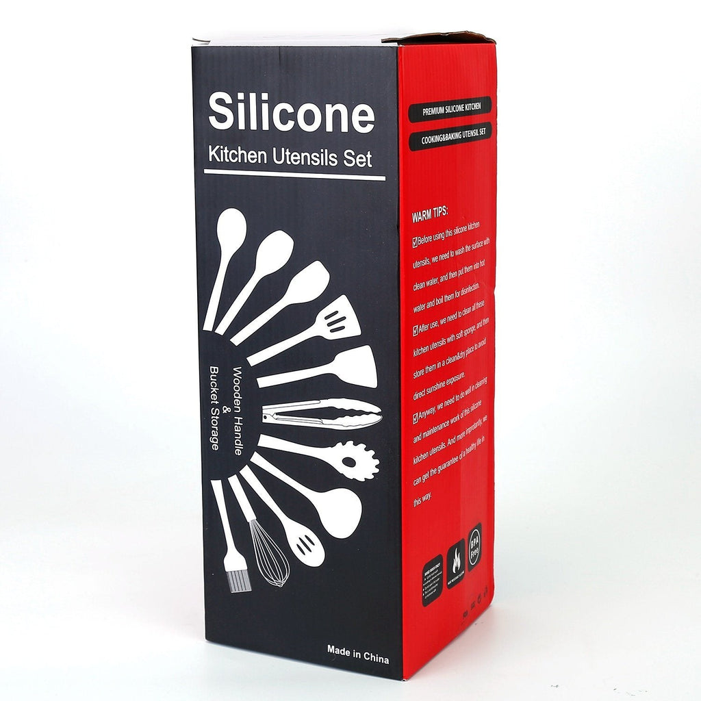 11-Piece: Silicone Kitchen Utensil Set | ventumra