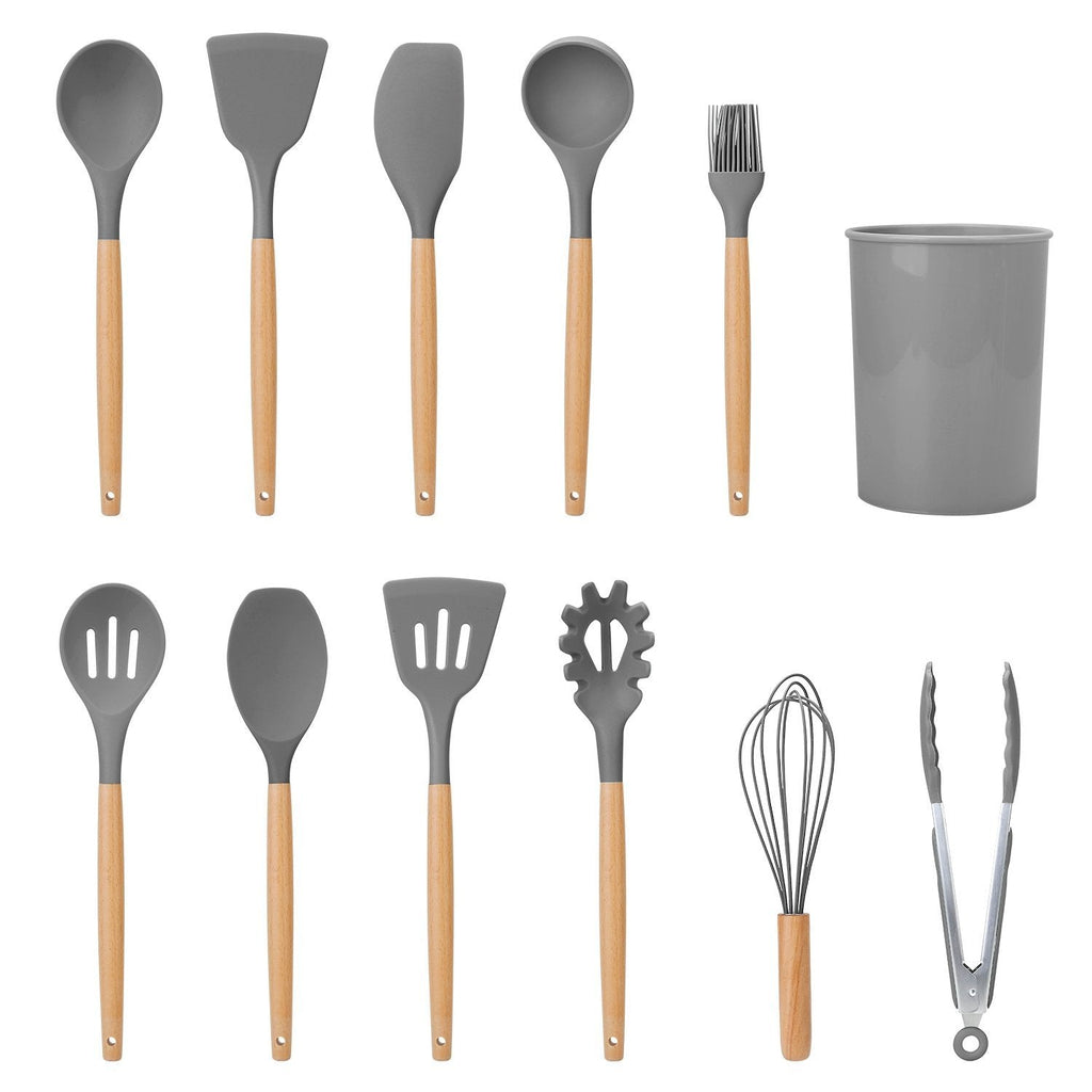 11-Piece: Silicone Kitchen Utensil Set | ventumra