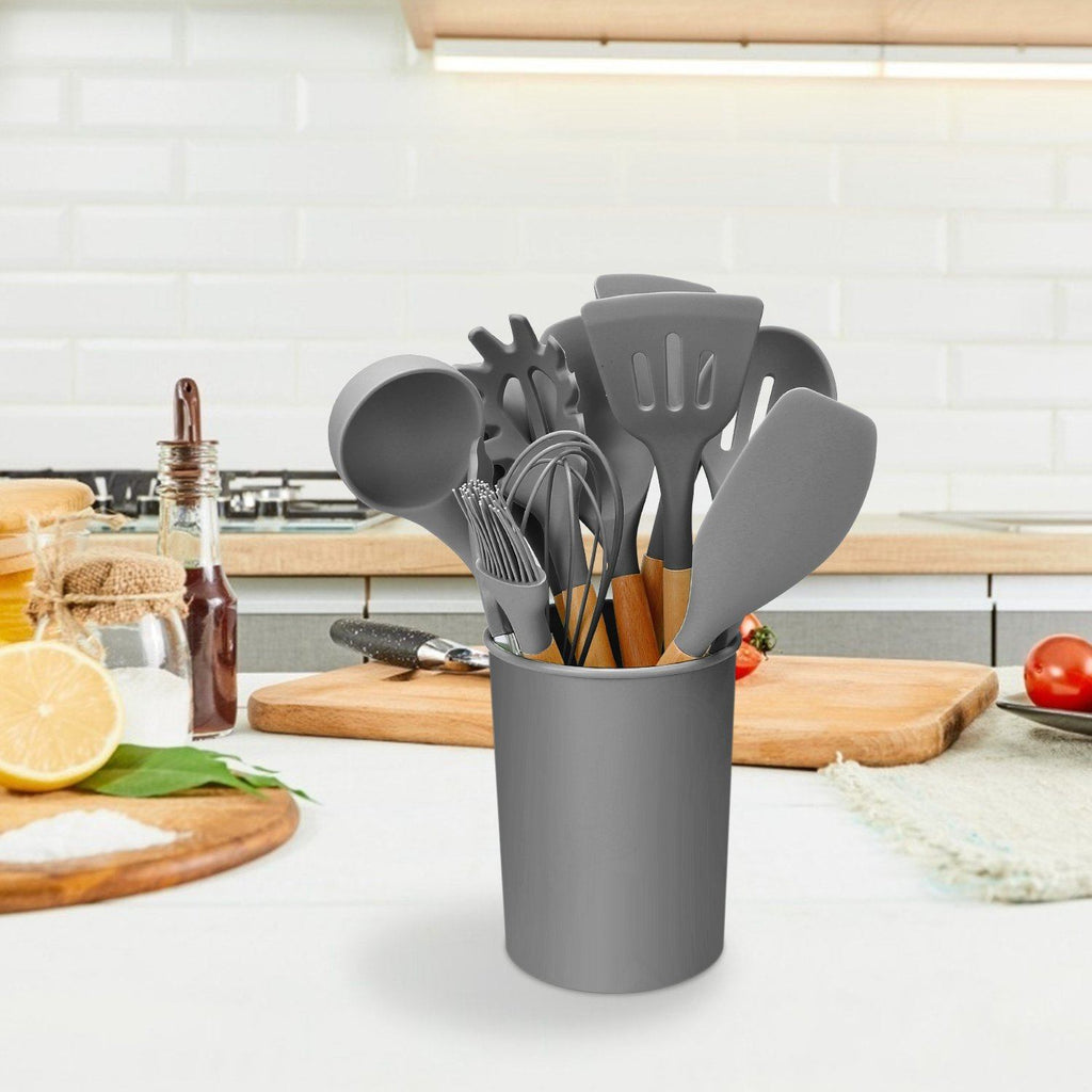 11-Piece: Silicone Kitchen Utensil Set | ventumra