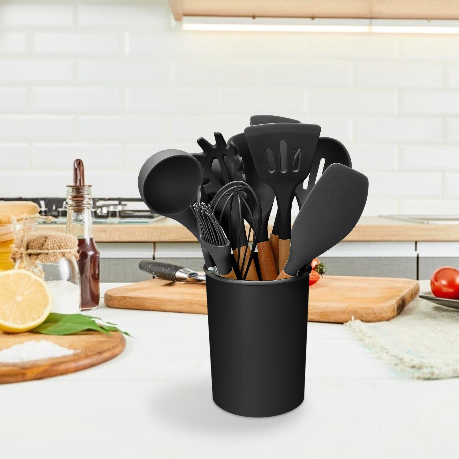 11-Piece: Silicone Kitchen Utensil Set | ventumra