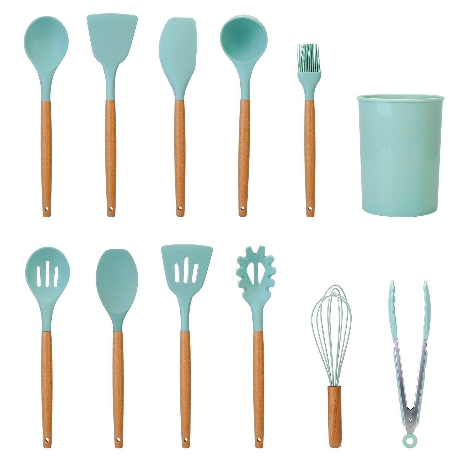 11-Piece: Silicone Kitchen Utensil Set | ventumra