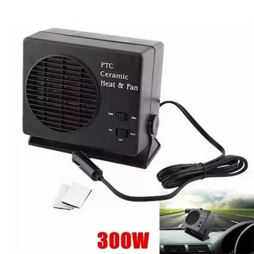 12V Ceramic Car Heater 150W-300W Portable Fan with Automatic Thermostat for Winter Use in Vehicles | ventumra