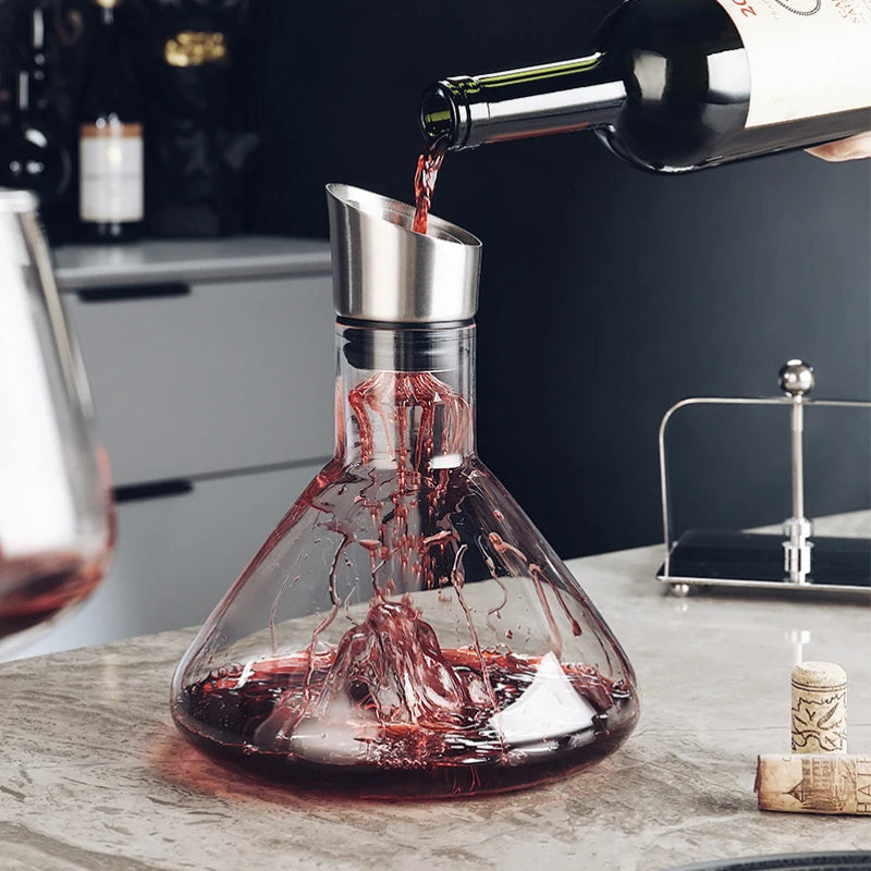 Crystal Wine Carafe & Aerator - 1.5L | ventumra