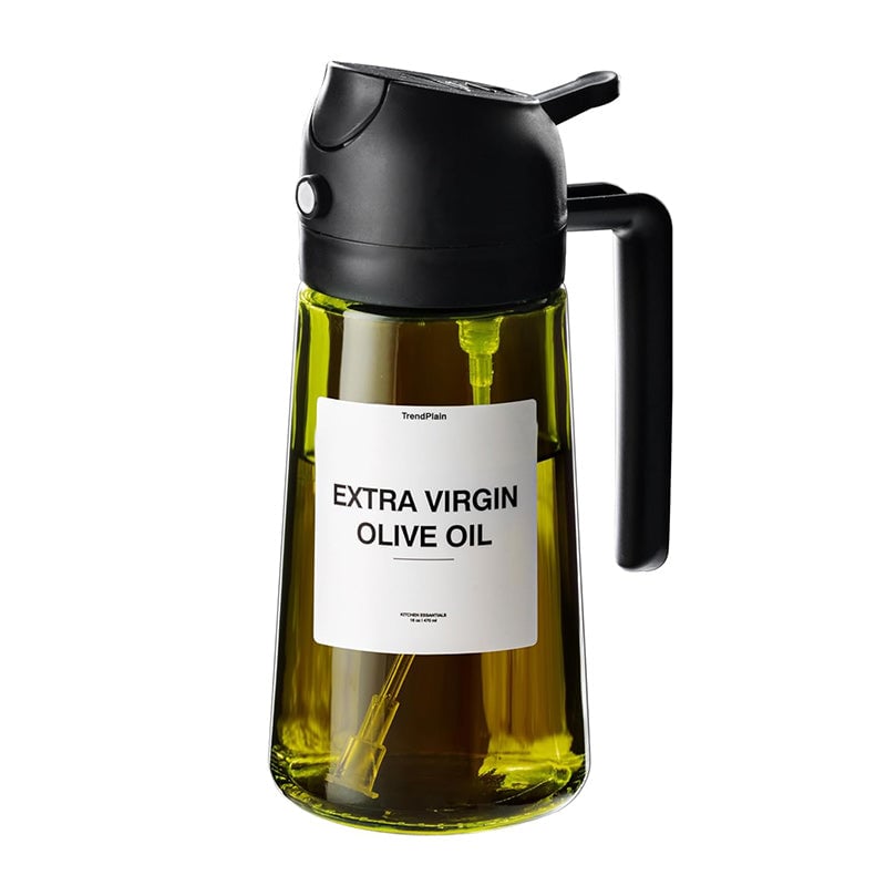 2-in-1 Sprayer and Pourer Glass Oil Bottle | ventumra