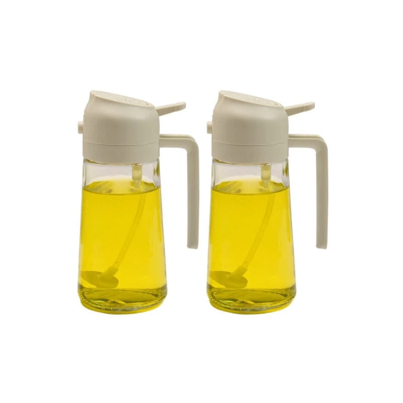 2-in-1 Sprayer and Pourer Glass Oil Bottle | ventumra