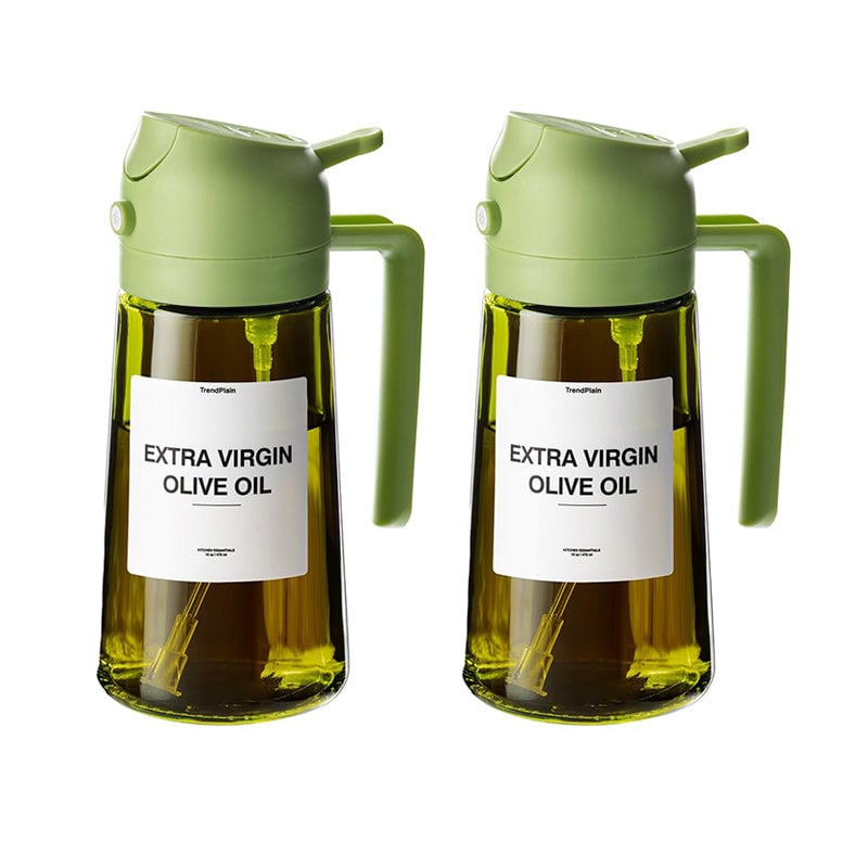 2-in-1 Sprayer and Pourer Glass Oil Bottle | ventumra