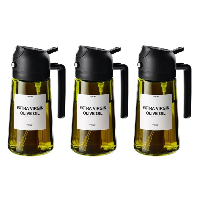 2-in-1 Sprayer and Pourer Glass Oil Bottle | ventumra