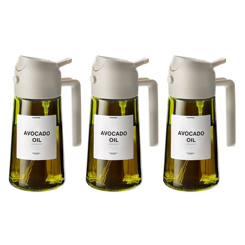 2-in-1 Sprayer and Pourer Glass Oil Bottle | ventumra