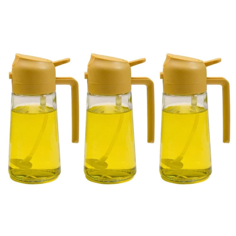 2-in-1 Sprayer and Pourer Glass Oil Bottle | ventumra